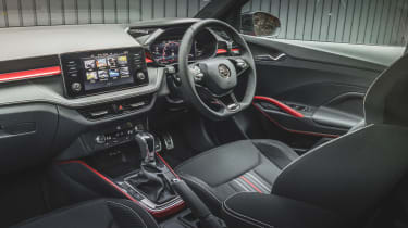 Skoda Fabia Monte Carlo - interior (passenger perspective)