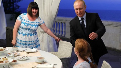 Анастасия Вотинцева, Владимир Путин