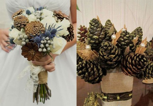 красивый зимний букет