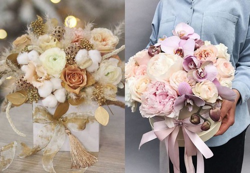 нежный зимний букет