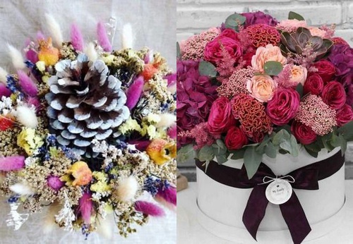 роскошный зимний букет