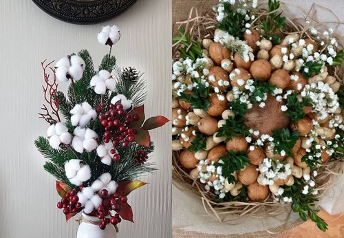 стильный зимний букет